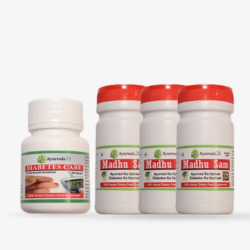 Diabetes Care Kit – 1 Diabetes Care Capsule (60Capsule) | 3 Madhusam (300gm)